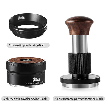 BINCOO Self-leveling Doser & Self-adjusting Constant-force Tamper Espresso Coffee Set 58MM