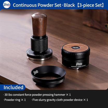 BINCOO Self-leveling Doser & Self-adjusting Constant-force Tamper Espresso Coffee Set 58MM