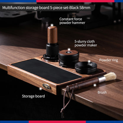BINCOO Self-leveling Doser & Self-adjusting Constant-force Tamper Espresso Coffee Set 58MM