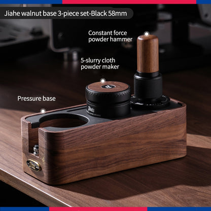 BINCOO Self-leveling Doser & Self-adjusting Constant-force Tamper Espresso Coffee Set 58MM