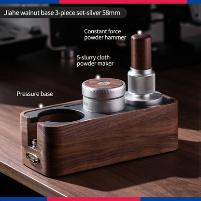 BINCOO Self-leveling Doser & Self-adjusting Constant-force Tamper Espresso Coffee Set 58MM