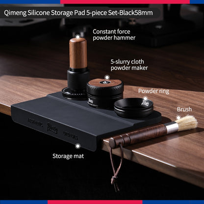 BINCOO Self-leveling Doser & Self-adjusting Constant-force Tamper Espresso Coffee Set 58MM