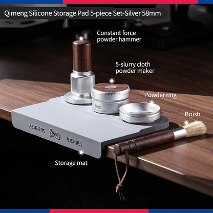 BINCOO Self-leveling Doser & Self-adjusting Constant-force Tamper Espresso Coffee Set 58MM
