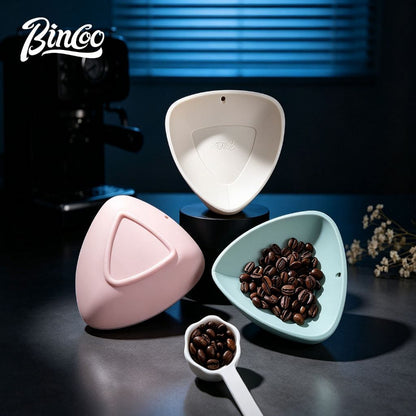 BINCOO Coffee Silicone Dosing Cup Wall-Hung Espresso Bar Storage Tray Coffee Portioning Tool