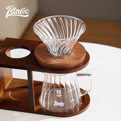 BINCOO Pour Over Coffee Set with Electric Coffee Grinder & Storage Stand Complete Pour Over Coffee Accessories Kit