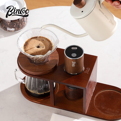 BINCOO Pour Over Coffee Set with Electric Coffee Grinder & Storage Stand Complete Pour Over Coffee Accessories Kit