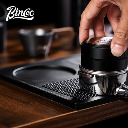BINCOO Coffee Tamping Mat Set with Distributor & Tamper Complete Espresso Storage Tools Kit 51MM/58MM