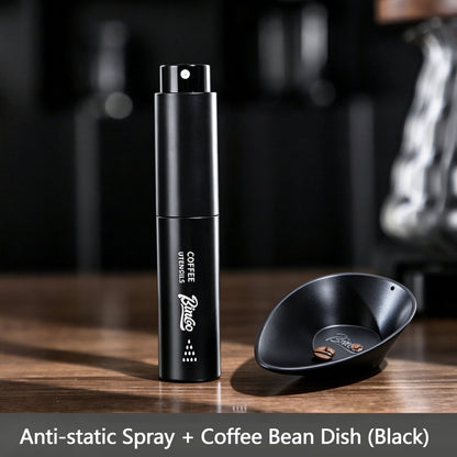 BINCOO Anti-Static Coffee Spray Bottle with Bean Dish & Vacuum Storage Can Set Fine Mist Sprayer Portable