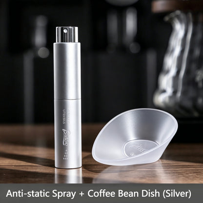 BINCOO Anti-Static Coffee Spray Bottle with Bean Dish & Vacuum Storage Can Set Fine Mist Sprayer Portable