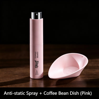 BINCOO Anti-Static Coffee Spray Bottle with Bean Dish & Vacuum Storage Can Set Fine Mist Sprayer Portable