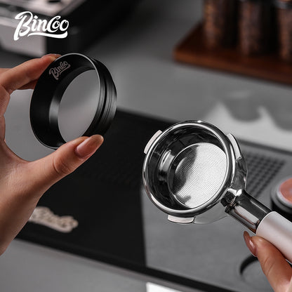 BINCOO Pressure Portafilter Basket Precision Drilled Slow Flow Design Espresso Machine Handle Accessory Boost Extraction Rate 58MM