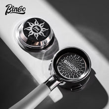 BINCOO Pressure Portafilter Basket Precision Drilled Slow Flow Design Espresso Machine Handle Accessory Boost Extraction Rate 58MM