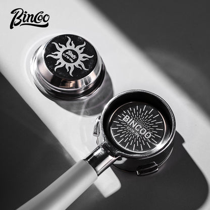BINCOO Pressure Portafilter Basket Precision Drilled Slow Flow Design Espresso Machine Handle Accessory Boost Extraction Rate 58MM