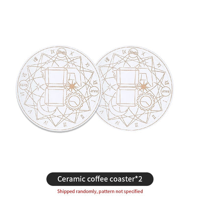 BINCOO Creative Ceramic Coaster Moka Pot Trivet Random Color Shipment