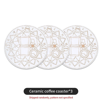BINCOO Creative Ceramic Coaster Moka Pot Trivet Random Color Shipment