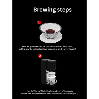 BINCOO Composer PO01 Automatic Pour Over Coffee Maker Household Drip Coffee Brewer Coffee Equipment