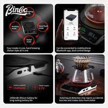 BINCOO Smart Digital Coffee Scale Espresso Scale High Precision Coffee Scale with Timer for Pour Over Brewing