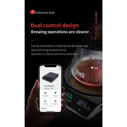 BINCOO Smart Digital Coffee Scale Espresso Scale High Precision Coffee Scale with Timer for Pour Over Brewing