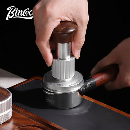 BINCOO 30 Pounds Constant Force Impact Coffee Tamper Set, 3-in-1 Coffee Machine Accessory Kit 51MM/58MM