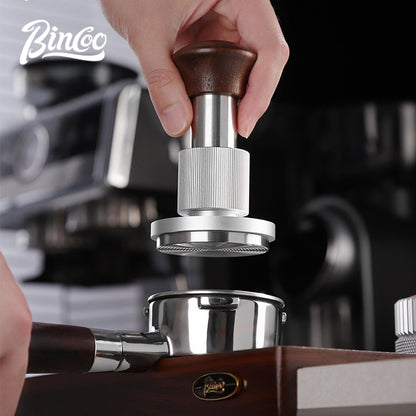 BINCOO 30 Pounds Constant Force Impact Coffee Tamper Set, 3-in-1 Coffee Machine Accessory Kit 51MM/58MM