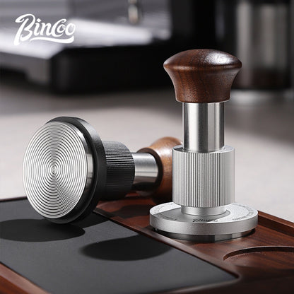 BINCOO 30 Pounds Constant Force Impact Coffee Tamper Set, 3-in-1 Coffee Machine Accessory Kit 51MM/58MM