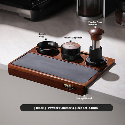 BINCOO 30 Pounds Constant Force Impact Coffee Tamper Set, 3-in-1 Coffee Machine Accessory Kit 51MM/58MM