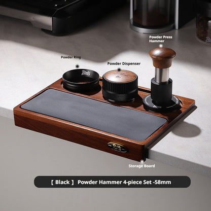 BINCOO 30 Pounds Constant Force Impact Coffee Tamper Set, 3-in-1 Coffee Machine Accessory Kit 51MM/58MM