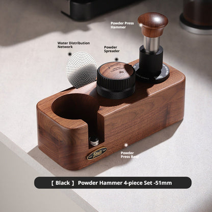 BINCOO 30 Pounds Constant Force Impact Coffee Tamper Set, 3-in-1 Coffee Machine Accessory Kit 51MM/58MM