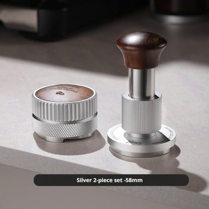 BINCOO 30 Pounds Constant Force Impact Coffee Tamper Set, 3-in-1 Coffee Machine Accessory Kit 51MM/58MM