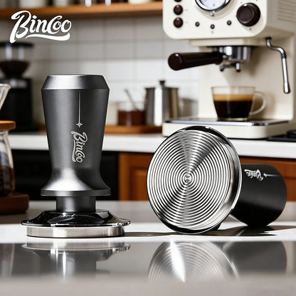 BINCOO Espresso Distributor & Tamper 2-Piece Set Coffee Machine Storage Base Kit 51MM/58MM