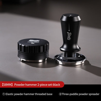 BINCOO Espresso Distributor & Tamper 2-Piece Set Coffee Machine Storage Base Kit 51MM/58MM