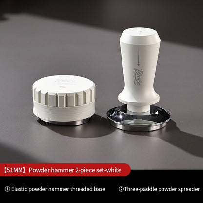 BINCOO Espresso Distributor & Tamper 2-Piece Set Coffee Machine Storage Base Kit 51MM/58MM