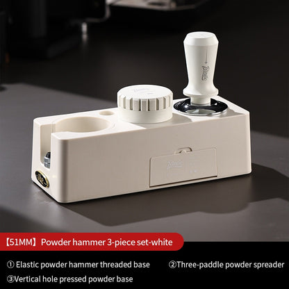 BINCOO Espresso Distributor & Tamper 2-Piece Set Coffee Machine Storage Base Kit 51MM/58MM