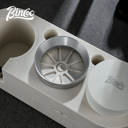 BINCOO Coffee Tamper Set Distributor & Tamper Station 3-Piece Kit Espresso Coffee Tool Set 51MM/58MM