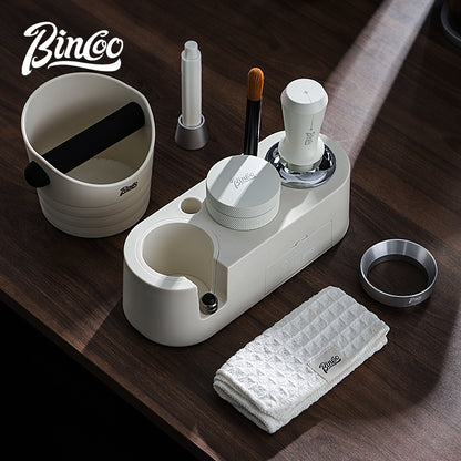 BINCOO Coffee Tamper Set Distributor & Tamper Station 3-Piece Kit Espresso Coffee Tool Set 51MM/58MM