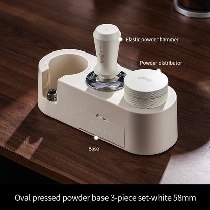 BINCOO Coffee Tamper Set Distributor & Tamper Station 3-Piece Kit Espresso Coffee Tool Set 51MM/58MM