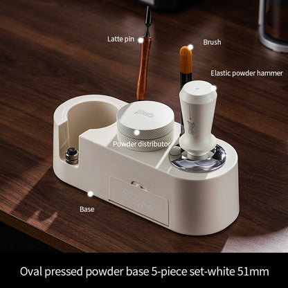 BINCOO Coffee Tamper Set Distributor & Tamper Station 3-Piece Kit Espresso Coffee Tool Set 51MM/58MM