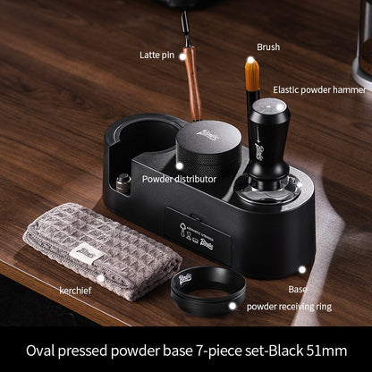 BINCOO Coffee Tamper Set Distributor & Tamper Station 3-Piece Kit Espresso Coffee Tool Set 51MM/58MM