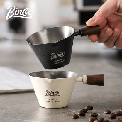 BINCOO 304 Stainless Steel Espresso Measuring Cup With Scale Coffee Drip Cup 90ML