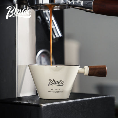 BINCOO 304 Stainless Steel Espresso Measuring Cup With Scale Coffee Drip Cup 90ML