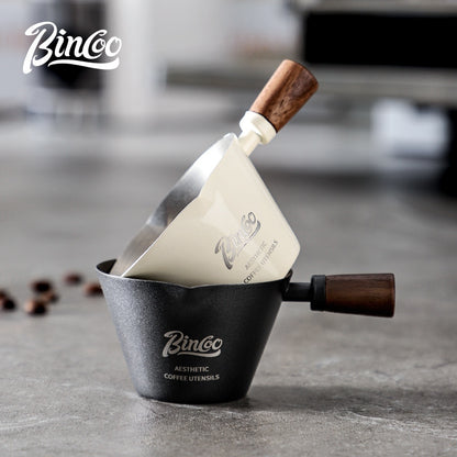 BINCOO 304 Stainless Steel Espresso Measuring Cup With Scale Coffee Drip Cup 90ML
