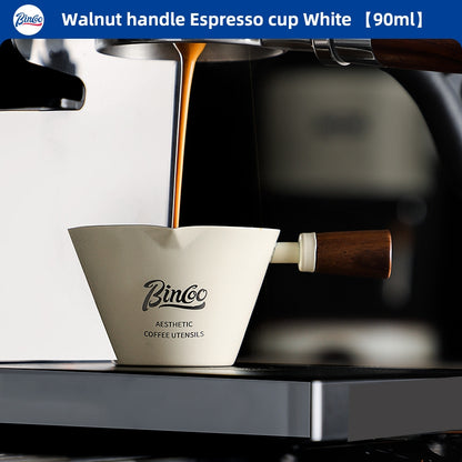BINCOO 304 Stainless Steel Espresso Measuring Cup With Scale Coffee Drip Cup 90ML