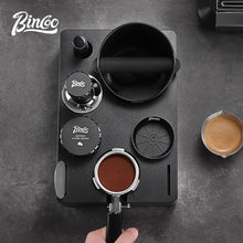 BINCOO Multifunctional Coffee Tamper Base Full Set Distributor & Spring Loaded Tamper 3-Piece Kit Coffee Storage Tools 51MM/58MM