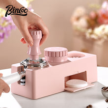 BINCOO Coffee Tamping Base Set with Distribution Tool Portafilter Tamper Storage Station Full Coffee Tool Kit