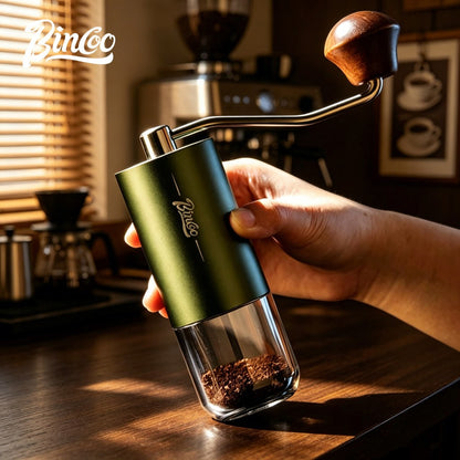 BINCOO Stainless Steel Pour Over Coffee Kettle with V60 Ceramic Dripper Drip Household Coffee Filter Coffee Grinder Set