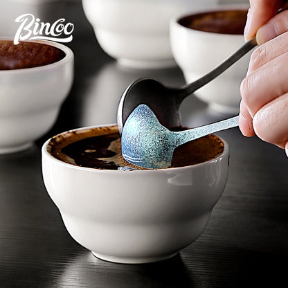 BINCOO SCA Pure Titanium Cupping Spoon Standard Barista Coffee Tasting Spoon Coffee Tool