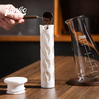 BINCOO Cold Brew Coffee Maker with Filter Household Heat‑Resistant Pitcher Cup for Iced Americano Large‑Capacity 540ML