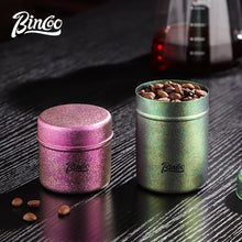 BINCOO Mini Pure Titanium Airtight Coffee Bean Canister Portable Storage Jar for Travel & Outdoor Camping 130ML/200ML