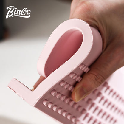 BINCOO Multifunctional Coffee Tamping Mat Corner Bar Coffee Mat Non-slip Silicone Coffee Machine Accessories