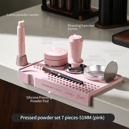 BINCOO Multifunctional Coffee Tamping Mat Corner Bar Coffee Mat Non-slip Silicone Coffee Machine Accessories